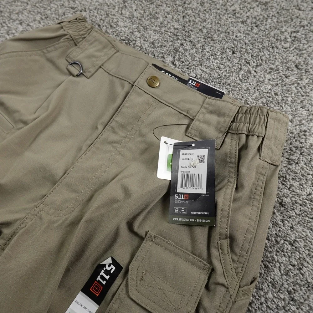 NEW 5.11 Tactical Pants Mens 30X30 Beige Taclite Pro Ripstop Cargo‎ Utility Work